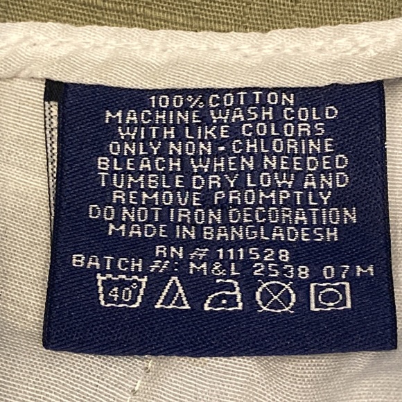 Men's Lightweight Olive Cargo Shorts Buttoned Multiple Pockets - Sz 32* - Picture 7 of 11